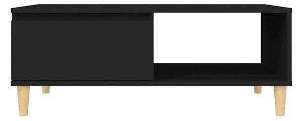 Soffbord svart 90x60x35 cm spånskiva - Svart