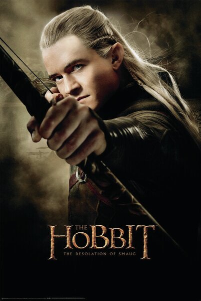 Poster, Affisch Hobbit - Legolas