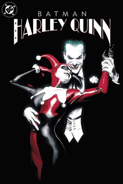 Konsttryck Joker and Harley Quinn, (26.7 x 40 cm)