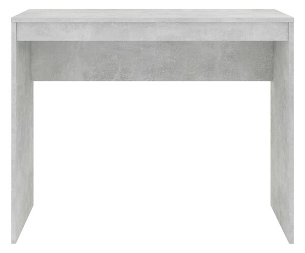 Skrivbord betonggrå 90x40x72 cm spånskiva - Grå