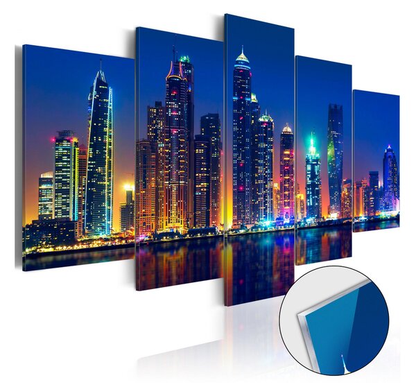 Tavla På Akryl Nights In Dubai 100x50 - Artgeist sp. z o. o