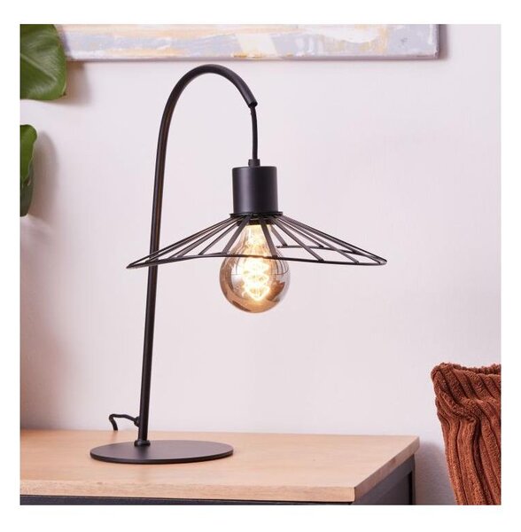 Brilliant - Bordslampa LEIKA 1xE27/52W/230V svart