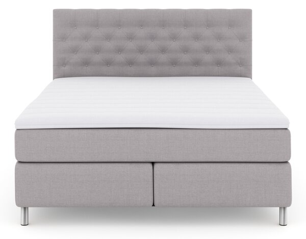 Komplett Sängpaket Choice No 3 180x200 Fast - Ljusgrå|Metall