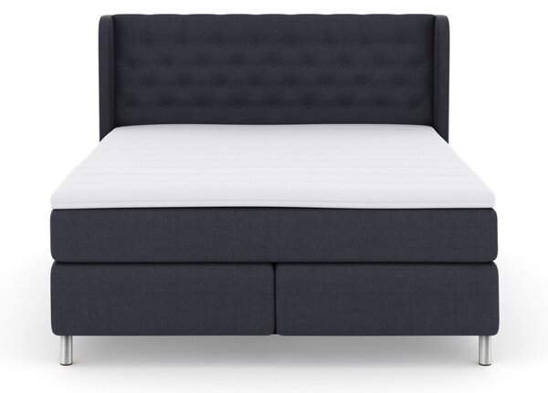 Komplett Sängpaket Choice No 3 210x210 Fast/Medium - Blå|Metall