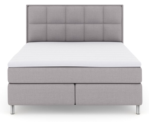 Komplett Sängpaket Choice No 3 180x200 Fast - Ljusgrå|Metall