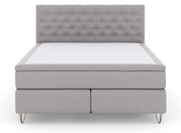 Komplett Sängpaket Choice No 4 160x200 Fast - Ljusgrå|Metall V-form