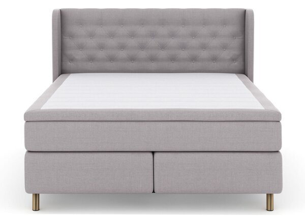 Komplett Sängpaket Choice No 5 210x210 Fast/Medium Watergel - Ljusgrå|Koppar
