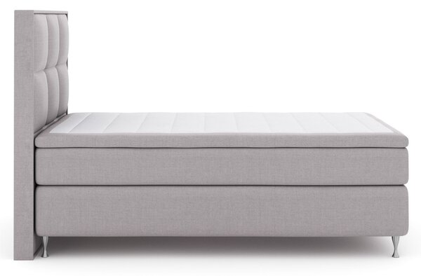 Komplett Sängpaket Choice No 6 120x200 Medium Memory/Pocket - Ljusgrå|Silver