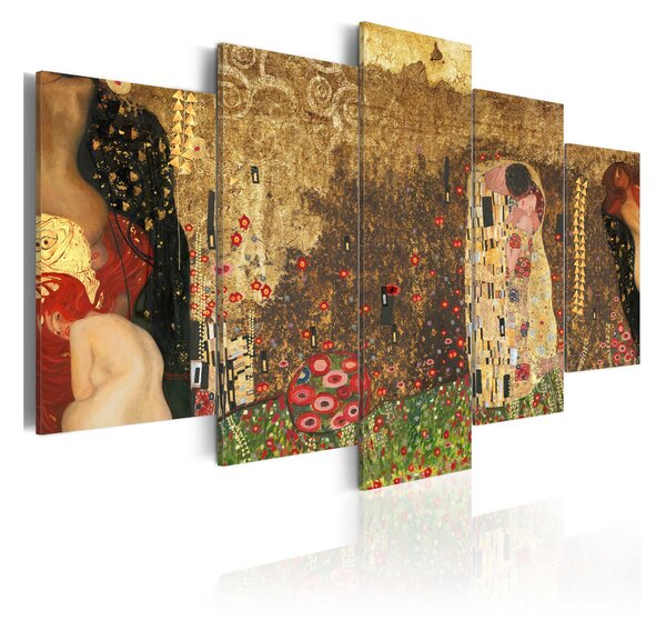 Tavla Klimt's Muses 100x50 - Artgeist sp. z o. o