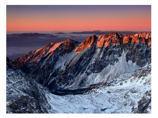 Fototapet Beautiful Sunrise In The Rocky Mountains 200x154 - Artgeist sp. z o. o
