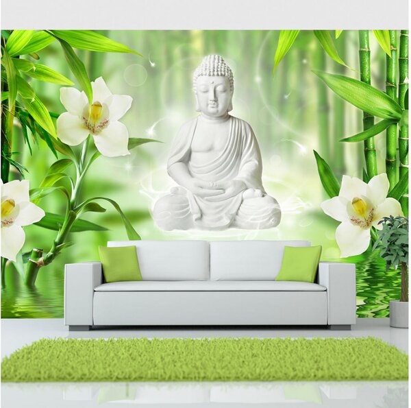 Fototapet Buddha And Nature 100x70 - Artgeist sp. z o. o