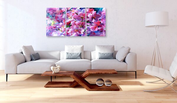 Tavla Lilac Flowers 60x30 - Artgeist sp. z o. o