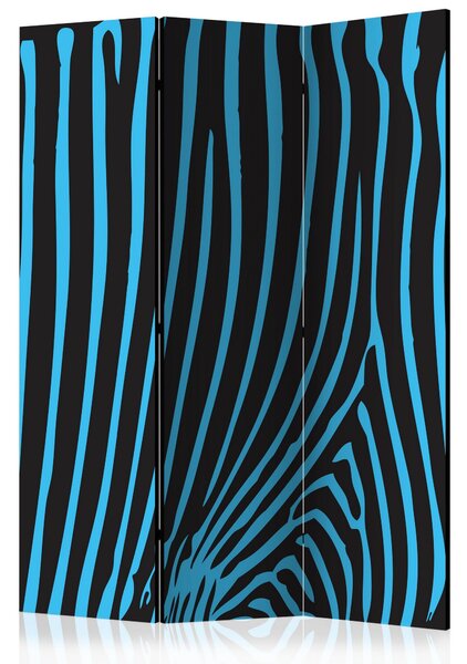 Rumsavdelare Zebra Pattern Turquoise 135x172 cm - Artgeist sp. z o. o