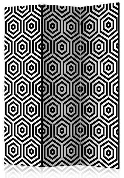 Rumsavdelare Black and White Hypnosis 135x172 cm - Artgeist sp. z o. o
