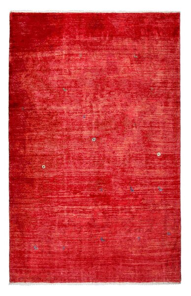 Handknuten Exklusiv Persisk Matta 198x308 cm Gabbeh Shiraz - Röd