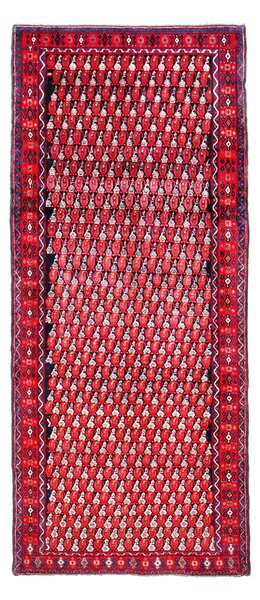 Handknuten Exklusiv Persisk Nålmatta 122x301 cm Kelim - Mörkblå/Röd