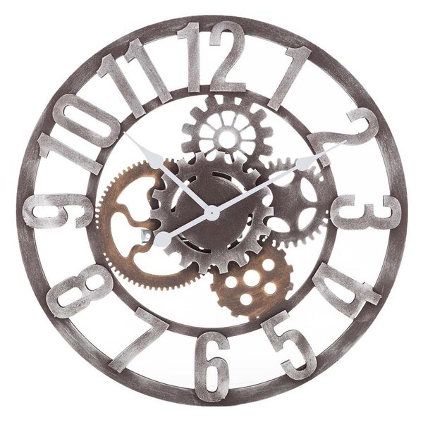 Nedis 306207 - Wall clock 1xAA diameter 60 cm trä