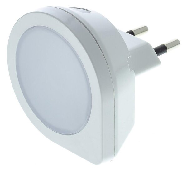 LED Nattlampa med sensor för vägguttag LED/0,4W/230V 3000K vit