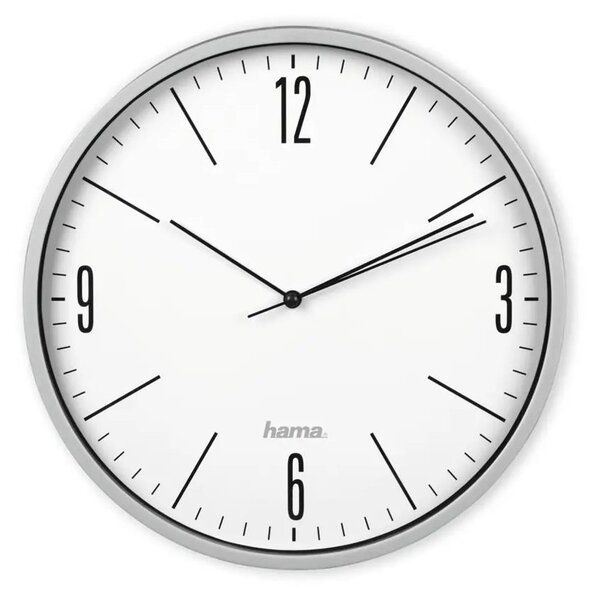 Hama - Wall clock 1xAA grå