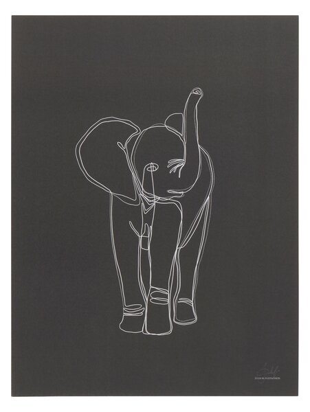 ELEPHANT PORTRAIT poster 30x40 cm