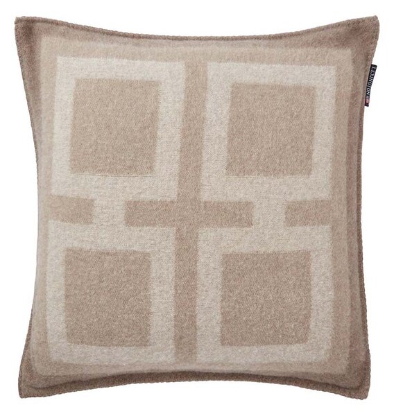 Lexington Graphic Recycled Wool Kuddfodral 50x50 Beige