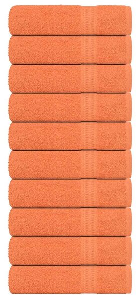 Handdukar 10 st orange 50x100 cm 360 gsm 100% bomull