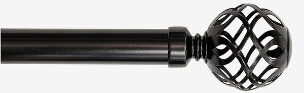 Hasta - Smilla gardinstång 25/28 mm - Svart - Gardintillbehör - Från Homeroom