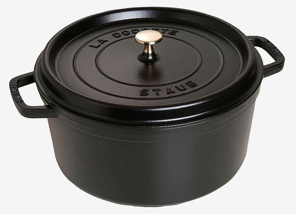 Staub - Gryta La Cocotte rund 30 cm, 8,35 l - Svart - Grytor & kastruller - Från Homeroom