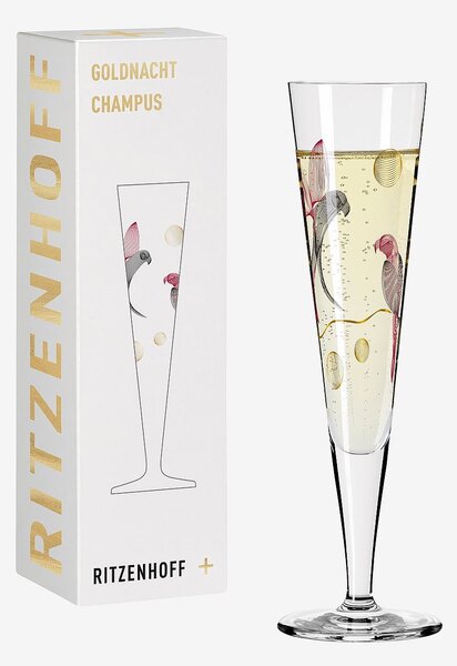 Ritzenhoff - Champagneglas Goldnacht NO:16 - Transparent - Vinglas - Från Homeroom