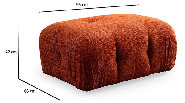 Hanah Home - Sittpuff Muffin - Orange - Soffmoduler - Från Homeroom