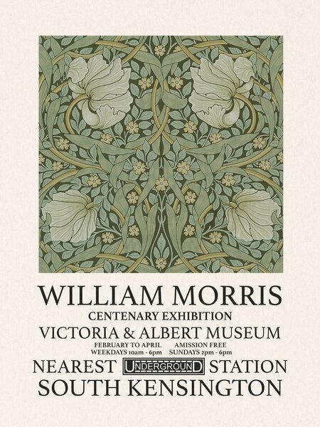 Konsttryck Pimpernel (Special Edition) - William Morris, (30 x 40 cm)
