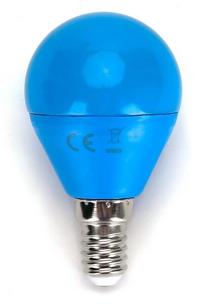 LED Glödampor G45 E14/4W/230V blå- Aigostar 100003OFW