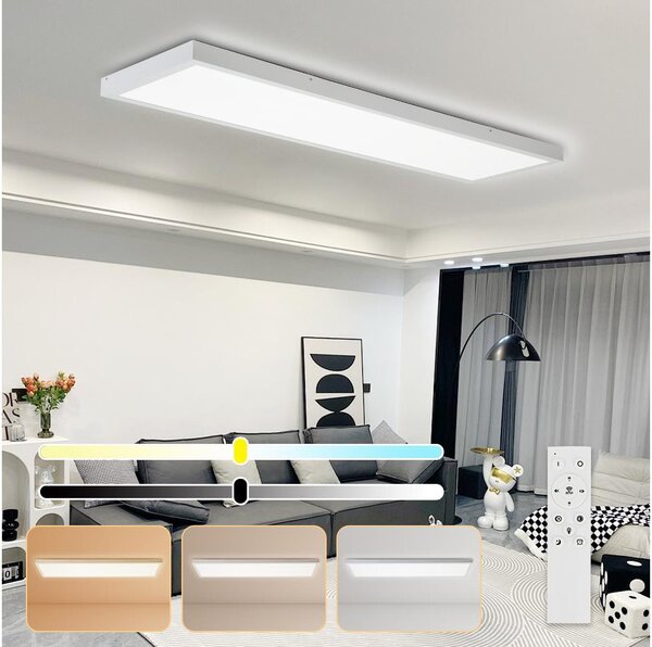 Brilagi-LED Dimbar badrumslampa FRAME SMART LED/50W/230V IP44 white+RC
