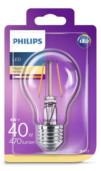 LED-lampa Philips E27/4W/230V 2700K