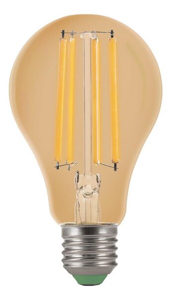 LED Glödlampa CLASIC AMBER A60 E27/9W/230V 2200K - Brilagi