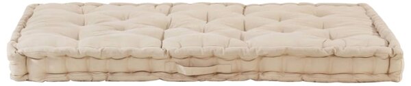 Dyna till pallsoffa bomull 120x80x10 cm beige