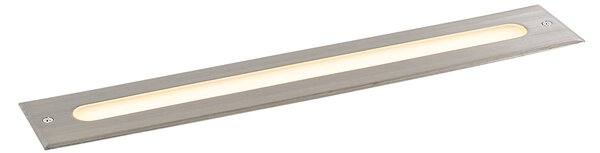 Modern markstrålkastare stål 50 cm inkl LED IP65 - Eline