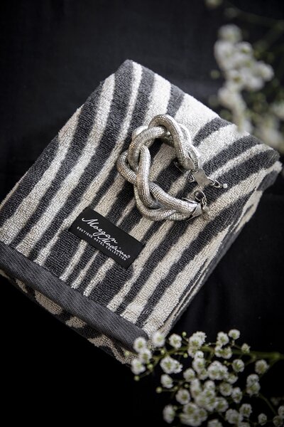 2-p Hand towel Zebra 50x70
