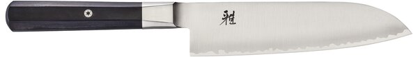 MIYABI 4000 FC Santoku Japansk kockkniv 18 cm, Brun, Fin egg