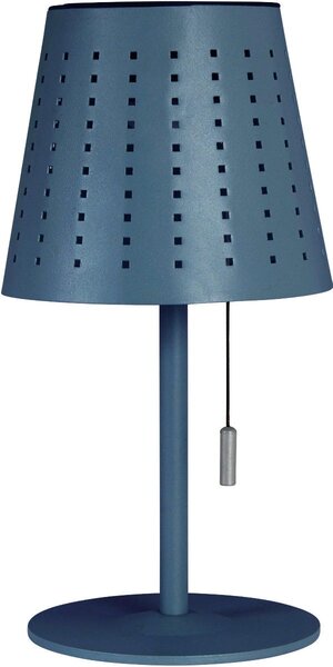 PR Home Solcell/​​USB-Lampa Halvar Utomhuslampa Blå 30 cm