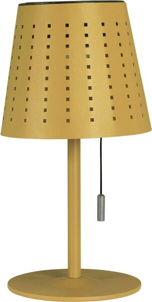 PR Home Solcell/​​USB-Lampa Halvar Utomhuslampa Gul 30 cm