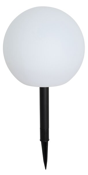 Utomhuslampa vit 25 cm inkl LED IP44 solcell RGBW - Ludger