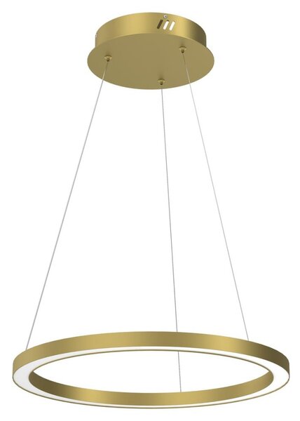 LED ljuskrona med upphängningsrem GALAXIA LED/26W/230V gyllene