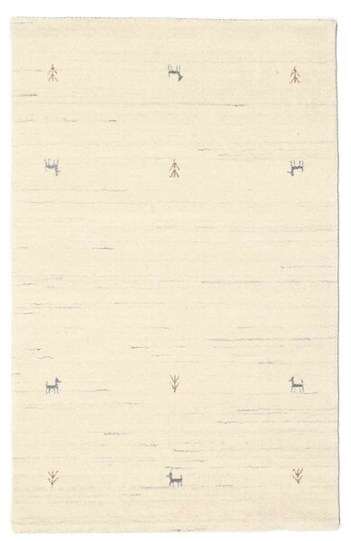 Gabbeh loom Two Lines Matta - Off white 100x160