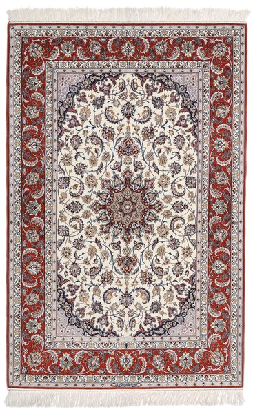 Isfahan silkesvarp signerad: Entashari Matta 159x230