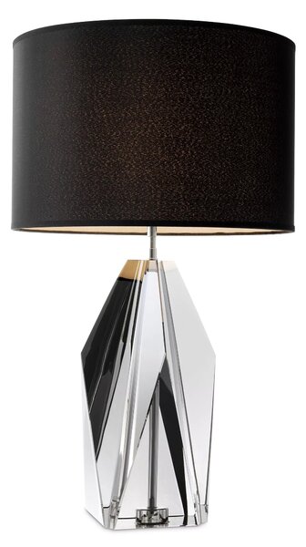 Setai bordslampa svart/rökkristall 71,5cm