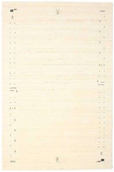 Gabbeh Loom Frame Matta - Off white 190x290