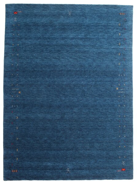 Gabbeh Loom Frame Matta - Mörkblå 240x340