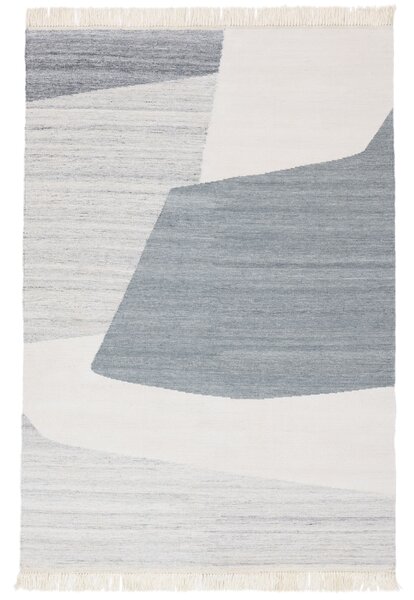 Ariel Matta - Ljusgrå / Off white 160x230