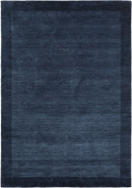 Handloom Frame Matta - Mörkblå 160x230